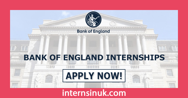 phd internship bank of england